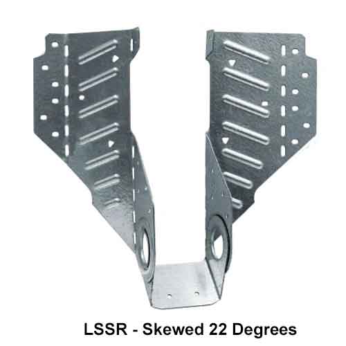 Simpson Strong-Tie LSSR Field Adjustable Rafter Hanger - Skewed 22 Degrees Right
