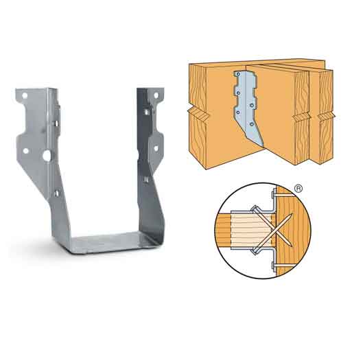 Simpson Strong Tie LUS26-2SS Stainless Steel Double Shear Joist Hangers