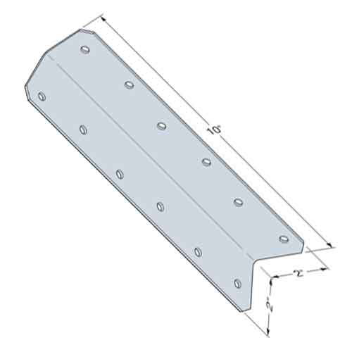 Simpson ML210Z 12 Gauge Angle Dimensions