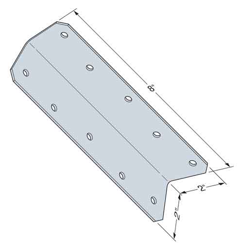 Simpson ML28Z 12 Gauge Angle Dimensions