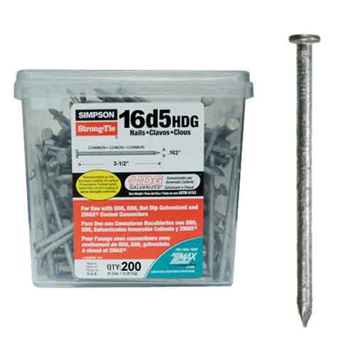 Simpson Strong-Tie 16D5HDG-R Joist Nails