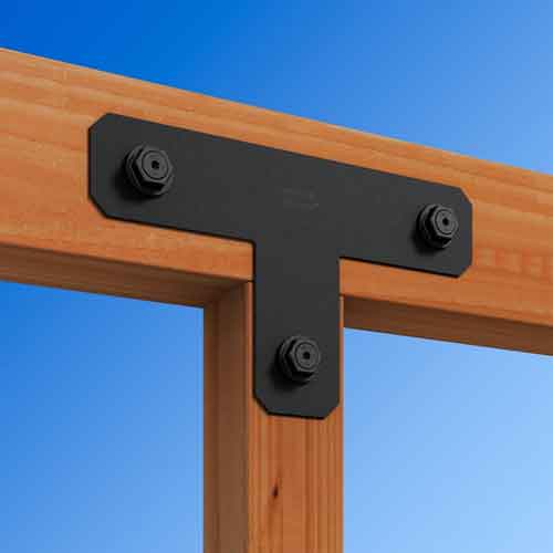 Simpson Strong-Tie APVT4 Outdoor Accent T-Strap Installation