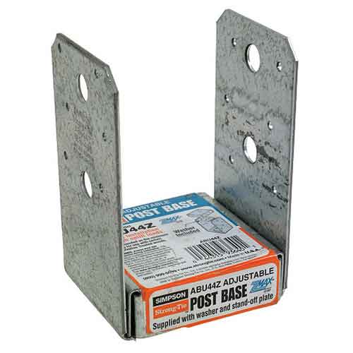 Simpson Strong-Tie ABU44Z Post Base Package