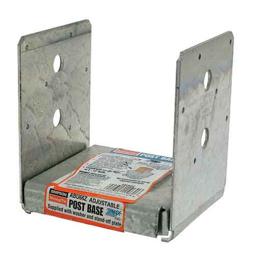 Simpson Strong-Tie ABU66Z Post Base Package