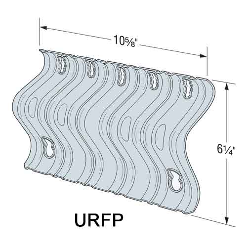 Simpson Strong-Tie URFP Retrofit Foundation Plate - Dimensions