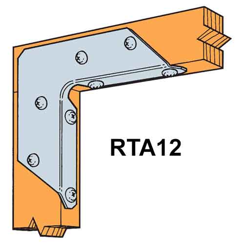 Simpson Strong-Tie RTA12Z Rigid Tie - Installed