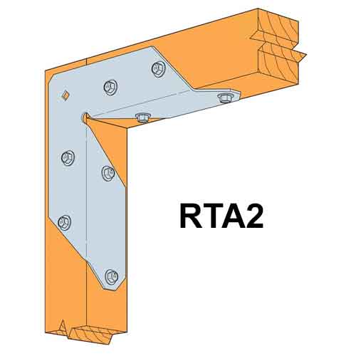 Simpson Strong-Tie RTA2Z Rigid Tie - Installed