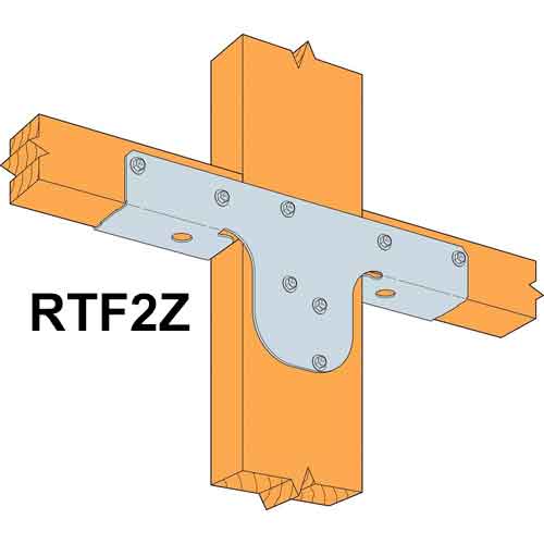 Simpson Strong-Tie RTF2Z Rigid Tie - Installed