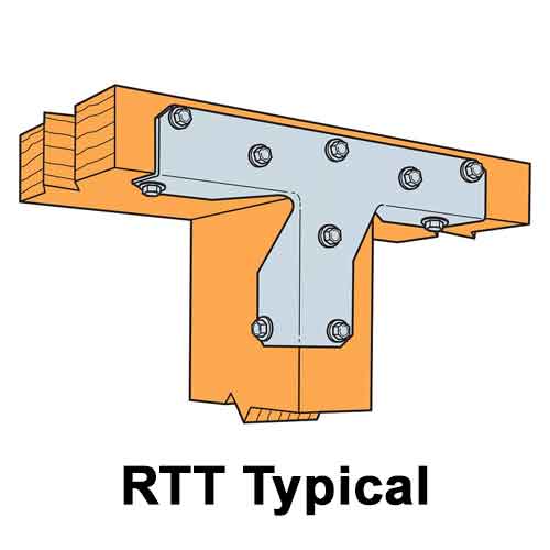 Simpson Strong-Tie RTT22Z Rigid Tie - Installed