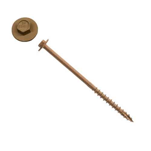 Simpson Strong-Drive&reg; SDWH19600DB 6" Hex Head Structural Wood Screw