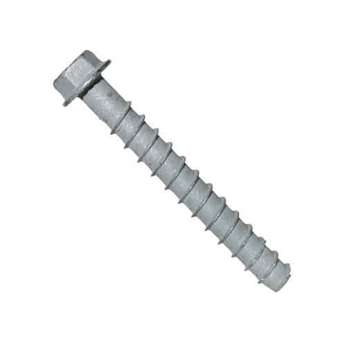 Simpson Strong-Tie 3/8" Mechanical Galvanized Heavy Duty Screw Anchor for Concrete and Masonry