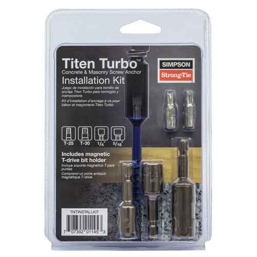 Simpson TNTINSTALLKIT Titen Turbo&trade; Installation Tool Kit