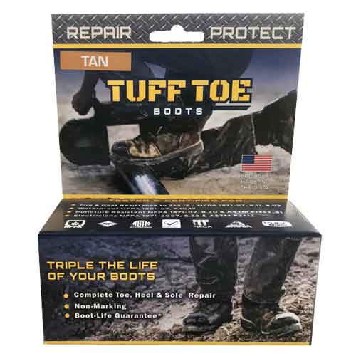 Tan 20178 Tuff Toe work boot protection and repair kit for longer